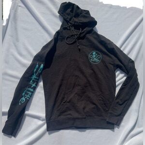 Salt Life Hoodie Men's Medium Gray Long Sleeve Kangaroo Pocket Casual Fishing EC